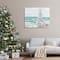 Stupell Industries Snowy Christmas Tree Beach Shore Canvas Wall Art